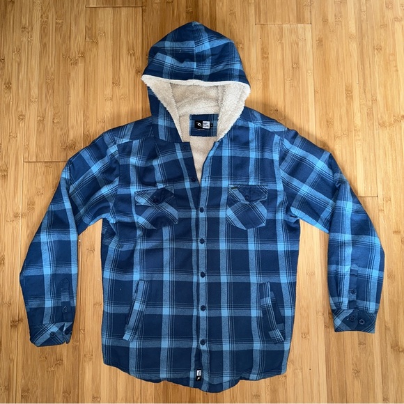 Rip Curl Other - Rip Curl Hooded Flannel